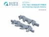 Quinta Studio QT72011 Yak-1 Exhaust pipes (Zvezda) 1/72
